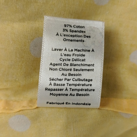 Talbot's Yellow sleeveless shirt - Picture 5 of 6